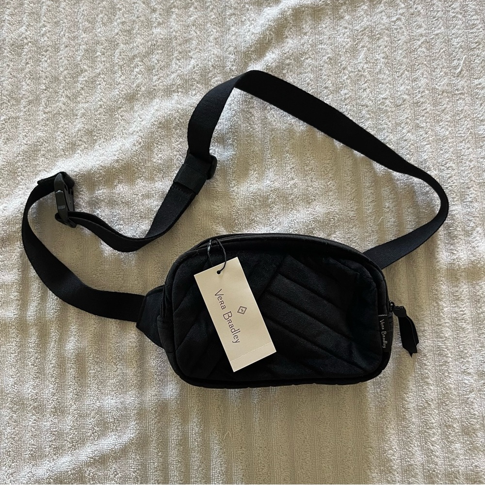 Vera Bradley Black Velvet Fanny Pack